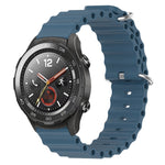 Cinturino per orologio in silicone tinta unita stile oceano da 20 mm, For Huawei Watch GT2 42mm, For Huawei Watch 2