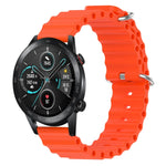 Cinturino per orologio in silicone tinta unita stile oceano da 20 mm, For Honor Watch ES, For Honor MagicWatch2 42mm