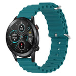 Cinturino per orologio in silicone tinta unita stile oceano da 20 mm, For Honor Watch ES, For Honor MagicWatch2 42mm