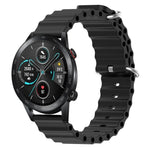 Cinturino per orologio in silicone tinta unita stile oceano da 20 mm, For Honor Watch ES, For Honor MagicWatch2 42mm