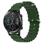 Cinturino per orologio in silicone tinta unita stile oceano da 20 mm, For Honor Watch ES, For Honor MagicWatch2 42mm