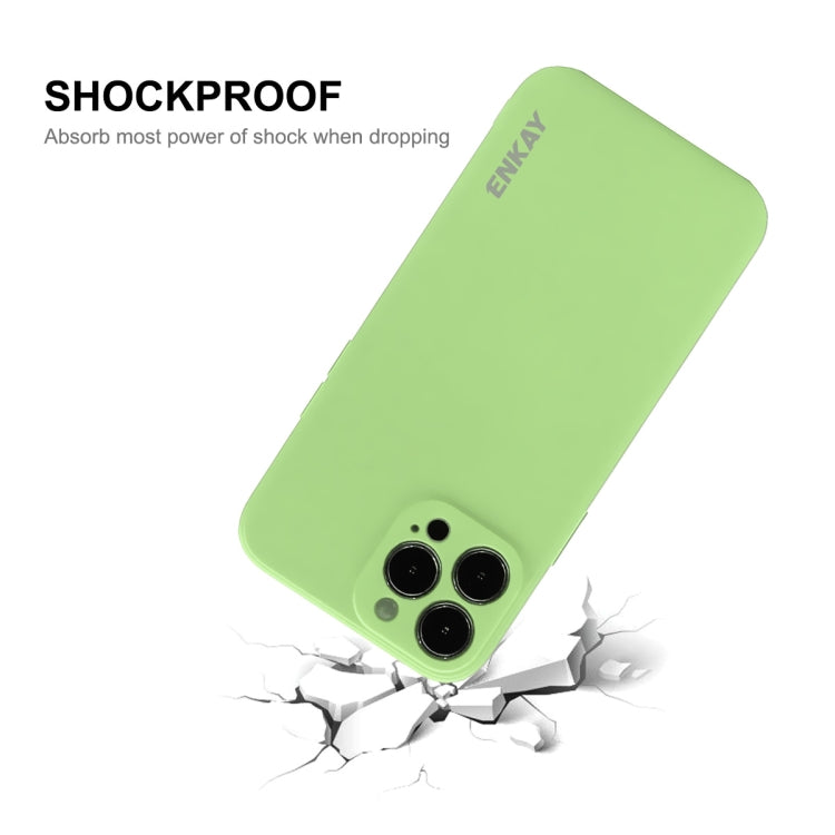 Custodia per telefono morbida antiurto in silicone liquido ENKAY per iPhone 14, For iPhone 14