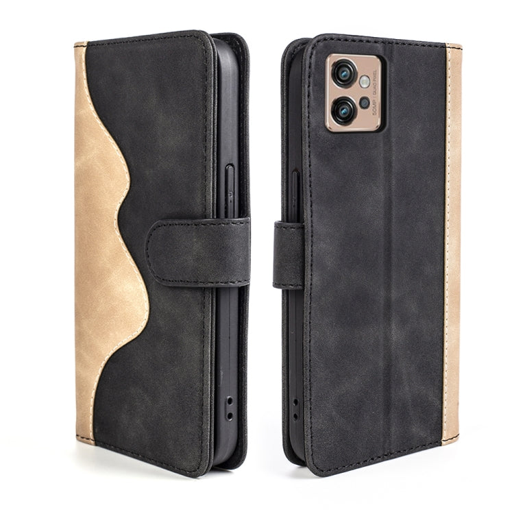 Per Motorola Moto G32 Custodia per cellulare in pelle con cuciture orizzontali, For Motorola Moto G32