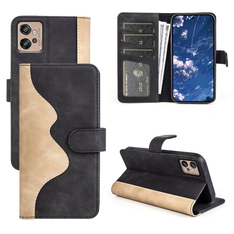 Per Motorola Moto G32 Custodia per cellulare in pelle con cuciture orizzontali, For Motorola Moto G32