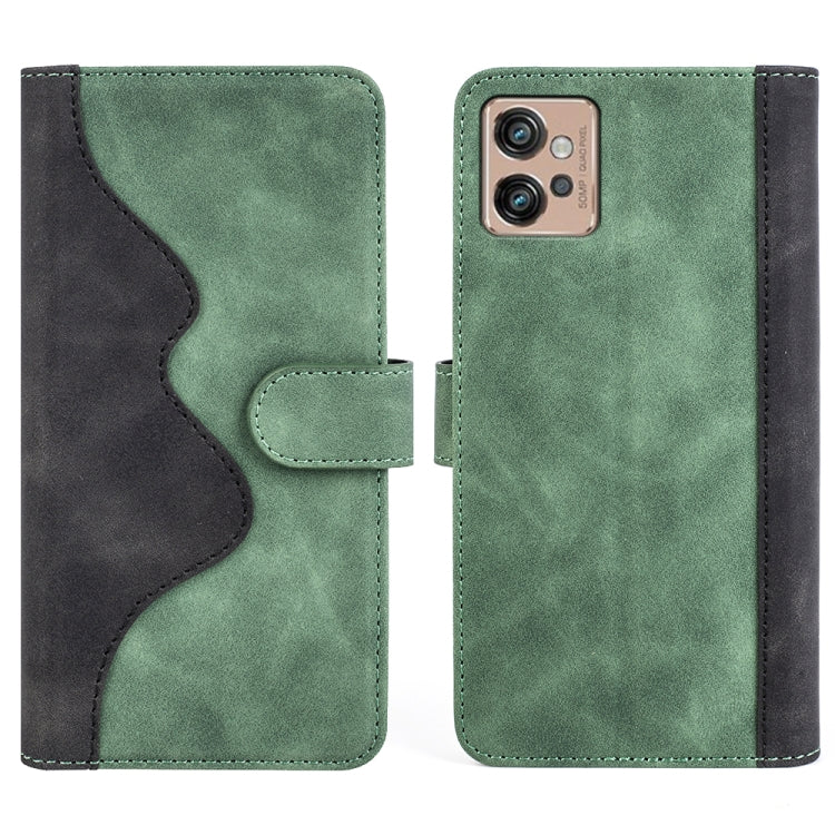 Per Motorola Moto G32 Custodia per cellulare in pelle con cuciture orizzontali, For Motorola Moto G32