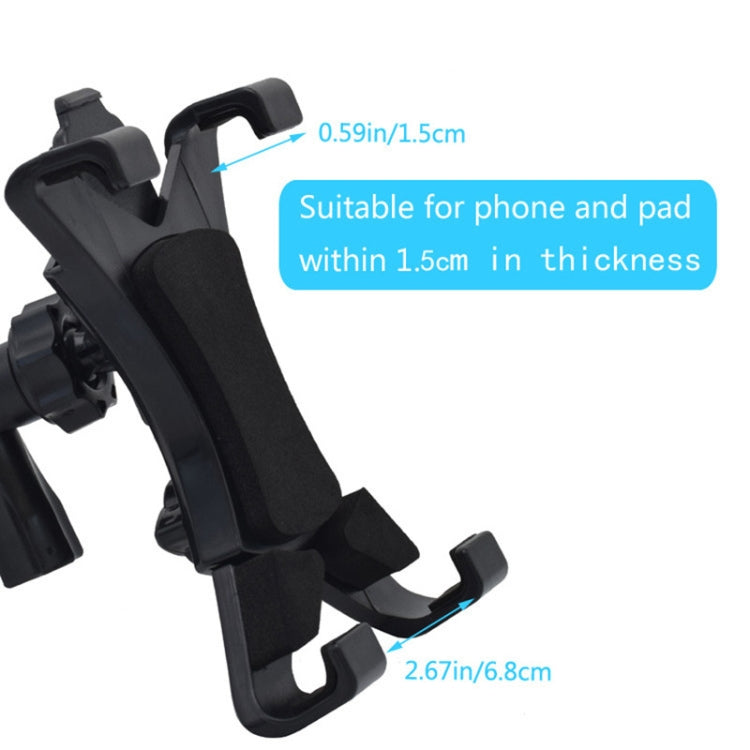 B008 Supporto per tablet regolabile per montaggio su manubrio per bicicletta per moto, B008