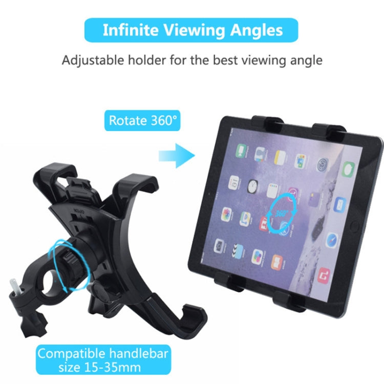B008 Supporto per tablet regolabile per montaggio su manubrio per bicicletta per moto, B008