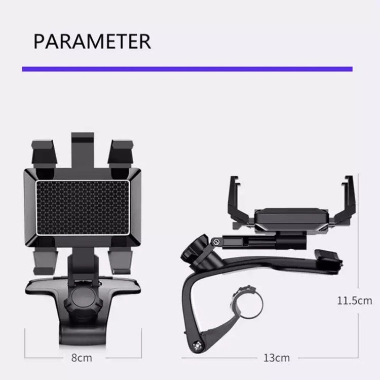 YB001 Supporto per telefono da cruscotto con rotazione di 360 gradi, YB001