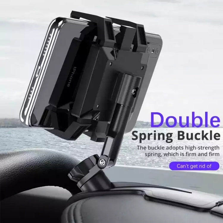 YB001 Supporto per telefono da cruscotto con rotazione di 360 gradi, YB001