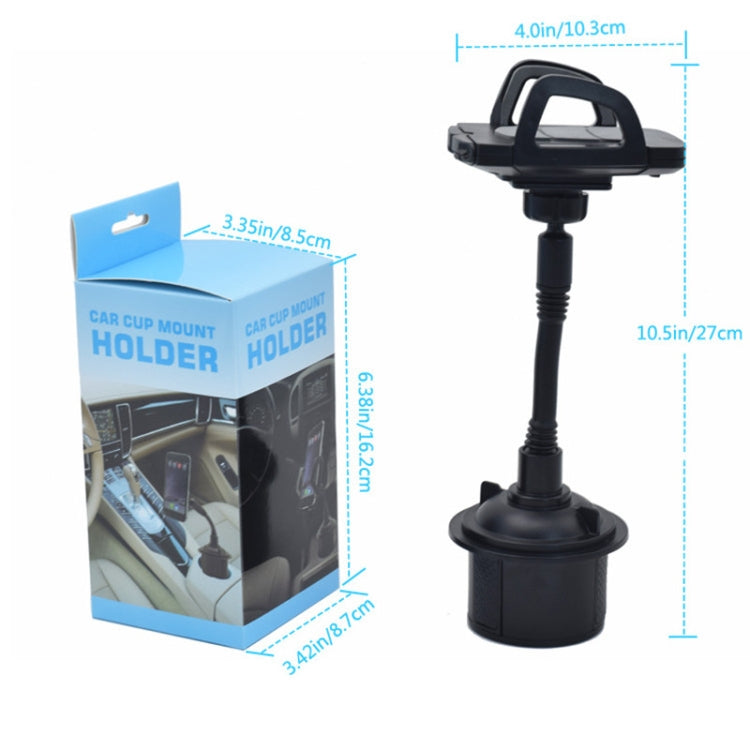 C009 Portabicchieri per auto regolabile Supporto universale per auto a 360 gradi, C009