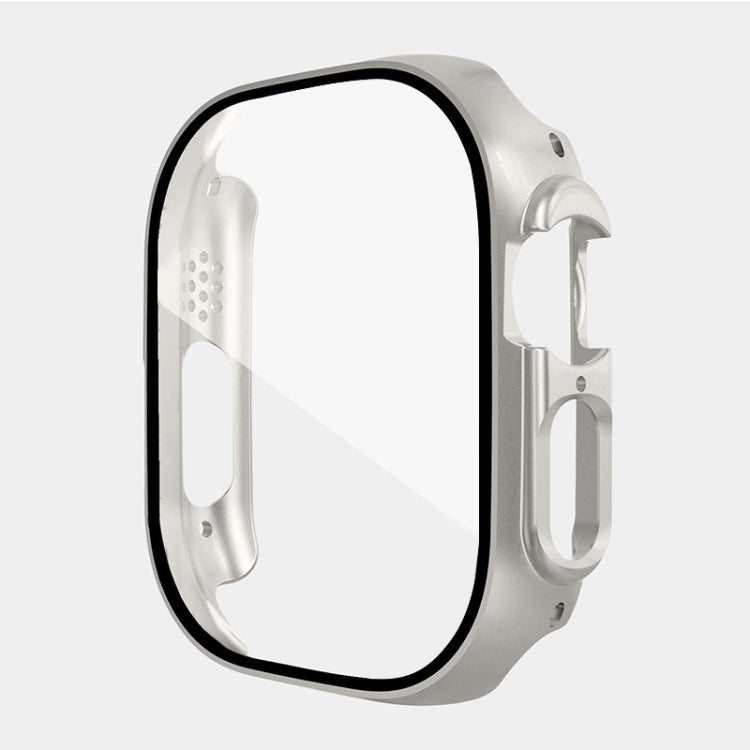 Per Apple Watch Ultra 49mm ENKAY PC Frame 9H Custodia in vetro temperato