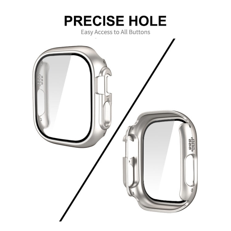 Per Apple Watch Ultra 49mm ENKAY PC Frame 9H Custodia in vetro temperato