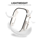 Per Apple Watch Ultra 49mm ENKAY PC Frame 9H Custodia in vetro temperato