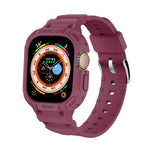 Per Apple Watch Ultra 49mm JUNSUNMAY Custodia in TPU integrata Cinturino elastico regolabile