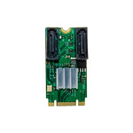 Chiave PCIe B+M ST551 da 6 Gbps a scheda SATA 3.0 a 2 porte Adattatore da M.2 a doppio SATA, ST551