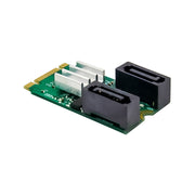Chiave PCIe B+M ST551 da 6 Gbps a scheda SATA 3.0 a 2 porte Adattatore da M.2 a doppio SATA, ST551