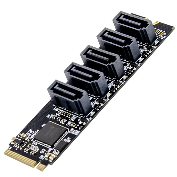 Adattatore per scheda di espansione disco rigido SATA3.0 ST532 M.2 NGFF a 5 porte Disponibile, 5 Ports