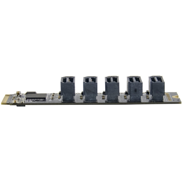 Adattatore per scheda di espansione disco rigido SATA3.0 ST532 M.2 NGFF a 5 porte Disponibile, 5 Ports