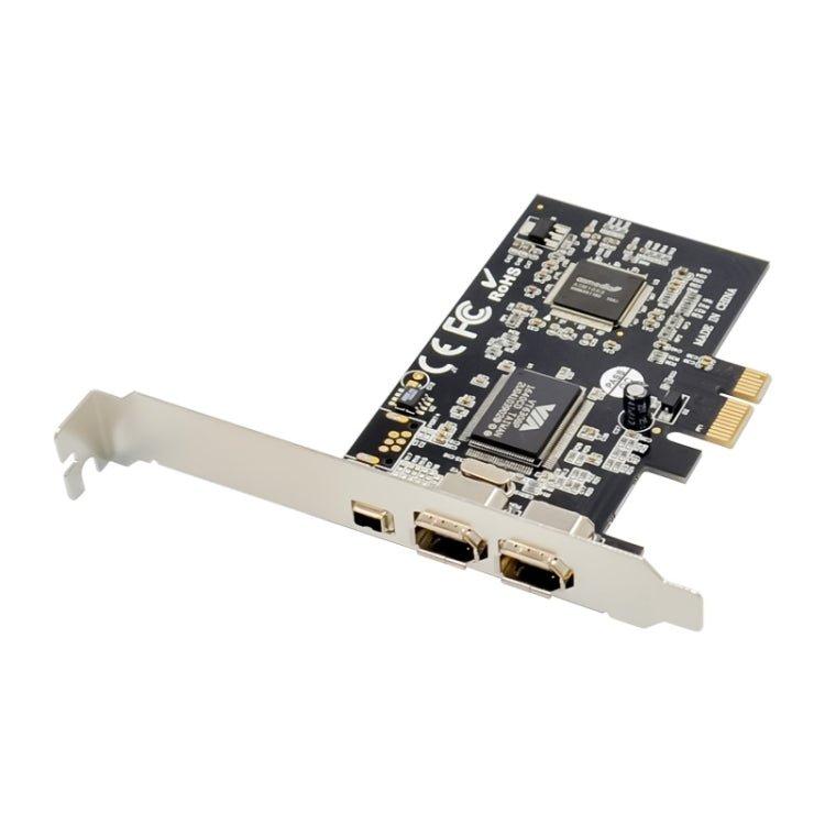 Scheda di acquisizione video ST21 PCI-E X1 FireWire VT6308 1394A 2+1, ST21
