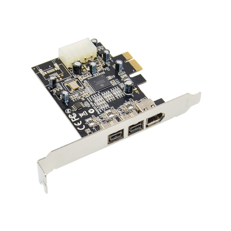 Scheda ST23 PCI Express a 3 porte Firewire 1394B e 1394A PCIe 1.1 x1, ST23