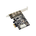 Scheda ST23 PCI Express a 3 porte Firewire 1394B e 1394A PCIe 1.1 x1, ST23