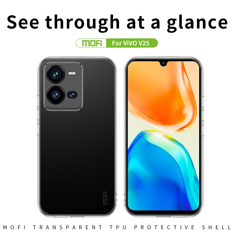 Custodia per telefono in TPU ultrasottile serie MOFI Ming, For vivo V25, For vivo iQOO Z6, For Huawei Mate 50 Pro, For Huawei Mate 50 RS