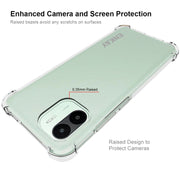 Per Xiaomi Redmi A1 4G ENKAY Custodia per telefono antiurto in TPU trasparente, For Xiaomi Redmi A1 4G