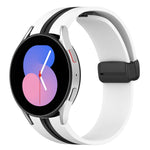 Cinturino pieghevole in silicone con chiusura magnetica, For Samsung Galaxy Watch 5 44mm, For Samsung Galaxy Watch 5 40mm