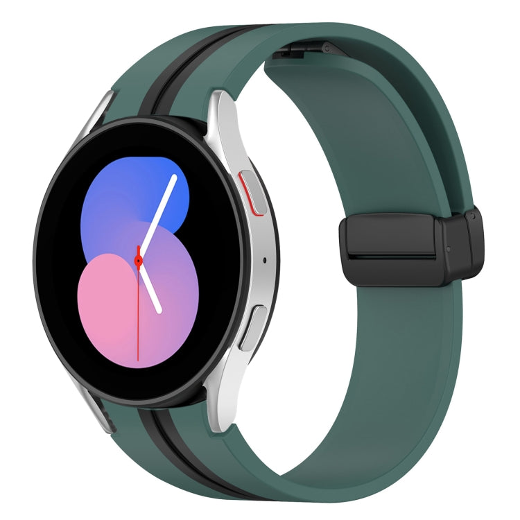 Cinturino pieghevole in silicone con chiusura magnetica, For Samsung Galaxy Watch 5 44mm, For Samsung Galaxy Watch 5 40mm