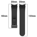 Cinturino pieghevole in silicone con chiusura magnetica, For Samsung Galaxy Watch 5 44mm, For Samsung Galaxy Watch 5 40mm