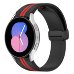 Cinturino pieghevole in silicone con chiusura magnetica, For Samsung Galaxy Watch 5 44mm, For Samsung Galaxy Watch 5 40mm
