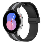 Cinturino pieghevole in silicone con chiusura magnetica, For Samsung Galaxy Watch 5 44mm, For Samsung Galaxy Watch 5 40mm