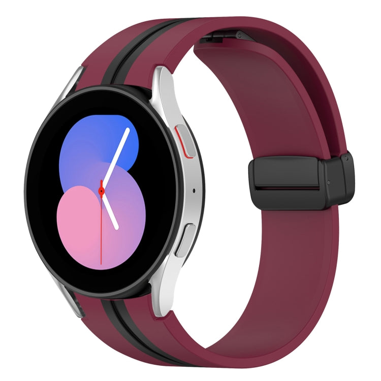 Cinturino pieghevole in silicone con chiusura magnetica, For Samsung Galaxy Watch 5 44mm, For Samsung Galaxy Watch 5 40mm