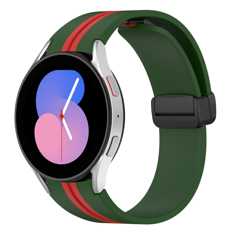 Cinturino pieghevole in silicone con chiusura magnetica, For Samsung Galaxy Watch 5 44mm, For Samsung Galaxy Watch 5 40mm
