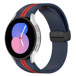 Cinturino pieghevole in silicone con chiusura magnetica, For Samsung Galaxy Watch 5 44mm, For Samsung Galaxy Watch 5 40mm