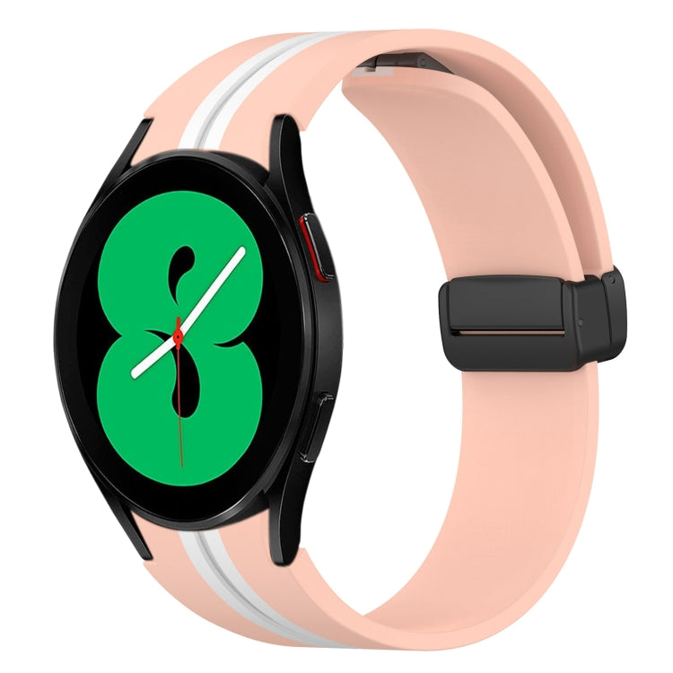 Cinturino pieghevole in silicone con chiusura magnetica, For Samsung Galaxy Watch 4 44mm, For Samsung Galaxy Watch 4 40mm