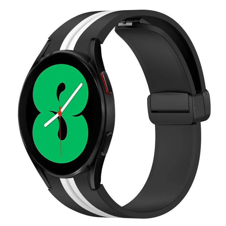 Cinturino pieghevole in silicone con chiusura magnetica, For Samsung Galaxy Watch 4 44mm, For Samsung Galaxy Watch 4 40mm