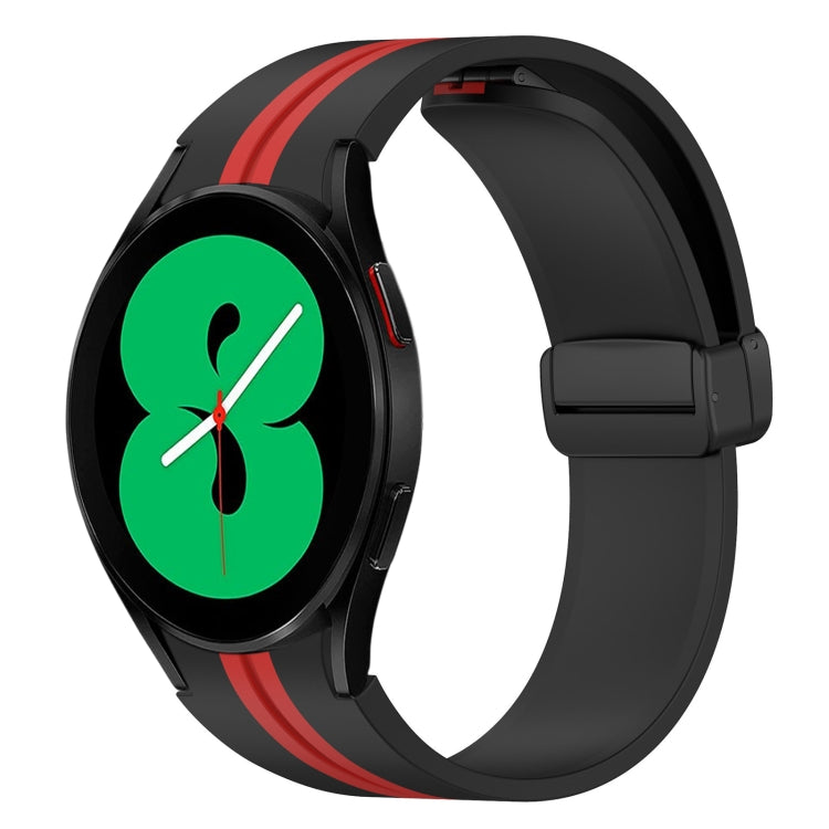 Cinturino pieghevole in silicone con chiusura magnetica, For Samsung Galaxy Watch 4 44mm, For Samsung Galaxy Watch 4 40mm