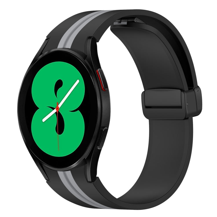 Cinturino pieghevole in silicone con chiusura magnetica, For Samsung Galaxy Watch 4 44mm, For Samsung Galaxy Watch 4 40mm