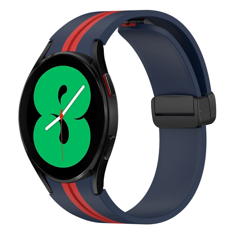 Cinturino pieghevole in silicone con chiusura magnetica, For Samsung Galaxy Watch 4 44mm, For Samsung Galaxy Watch 4 40mm