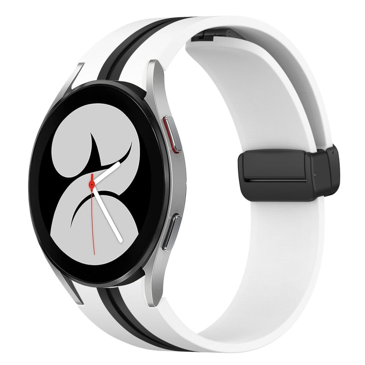 Cinturino pieghevole in silicone con chiusura magnetica, For Samsung Galaxy Watch 4 44mm, For Samsung Galaxy Watch 4 40mm