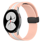 Cinturino pieghevole in silicone con chiusura magnetica, For Samsung Galaxy Watch 4 44mm, For Samsung Galaxy Watch 4 40mm