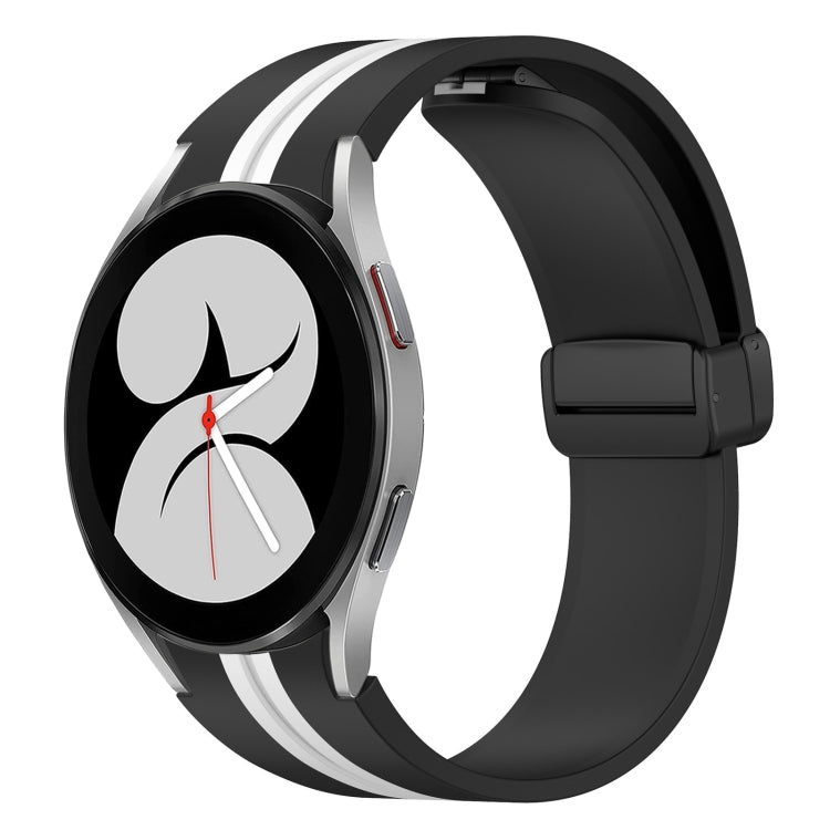 Cinturino pieghevole in silicone con chiusura magnetica, For Samsung Galaxy Watch 4 44mm, For Samsung Galaxy Watch 4 40mm