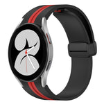 Cinturino pieghevole in silicone con chiusura magnetica, For Samsung Galaxy Watch 4 44mm, For Samsung Galaxy Watch 4 40mm