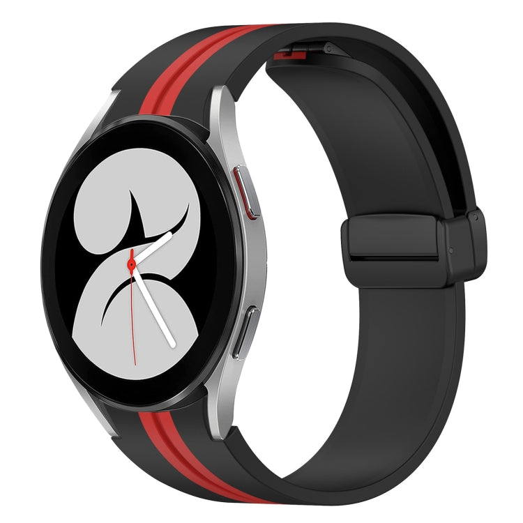 Cinturino pieghevole in silicone con chiusura magnetica, For Samsung Galaxy Watch 4 44mm, For Samsung Galaxy Watch 4 40mm