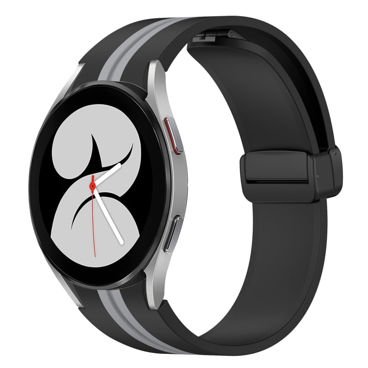Cinturino pieghevole in silicone con chiusura magnetica, For Samsung Galaxy Watch 4 44mm, For Samsung Galaxy Watch 4 40mm