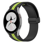 Cinturino pieghevole in silicone con chiusura magnetica, For Samsung Galaxy Watch 4 44mm, For Samsung Galaxy Watch 4 40mm