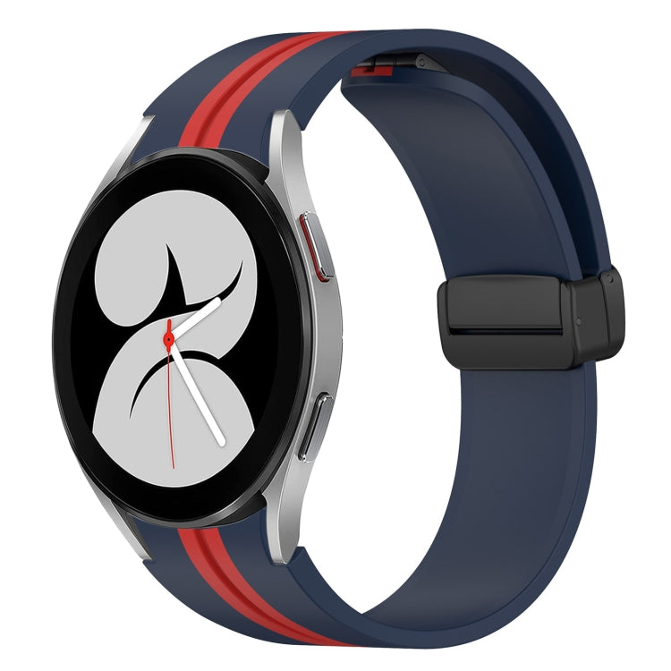 Cinturino pieghevole in silicone con chiusura magnetica, For Samsung Galaxy Watch 4 44mm, For Samsung Galaxy Watch 4 40mm