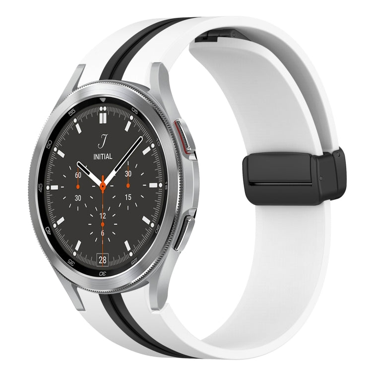Cinturino pieghevole in silicone con chiusura magnetica, For Samsung Galaxy Watch 4 Classic 46mm, For Samsung Galaxy Watch 4 Classic 42mm