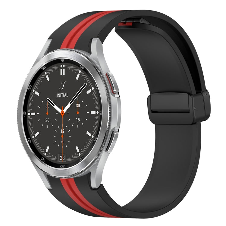 Cinturino pieghevole in silicone con chiusura magnetica, For Samsung Galaxy Watch 4 Classic 46mm, For Samsung Galaxy Watch 4 Classic 42mm